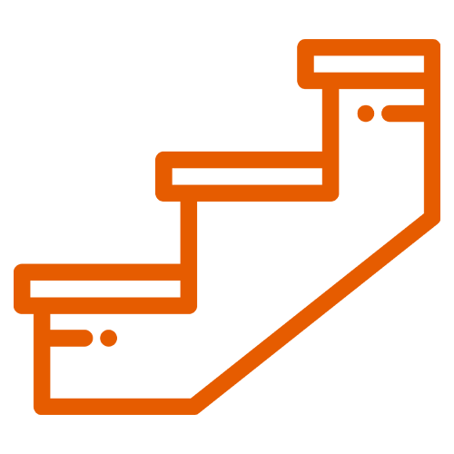 stairs and custom wood flooring work